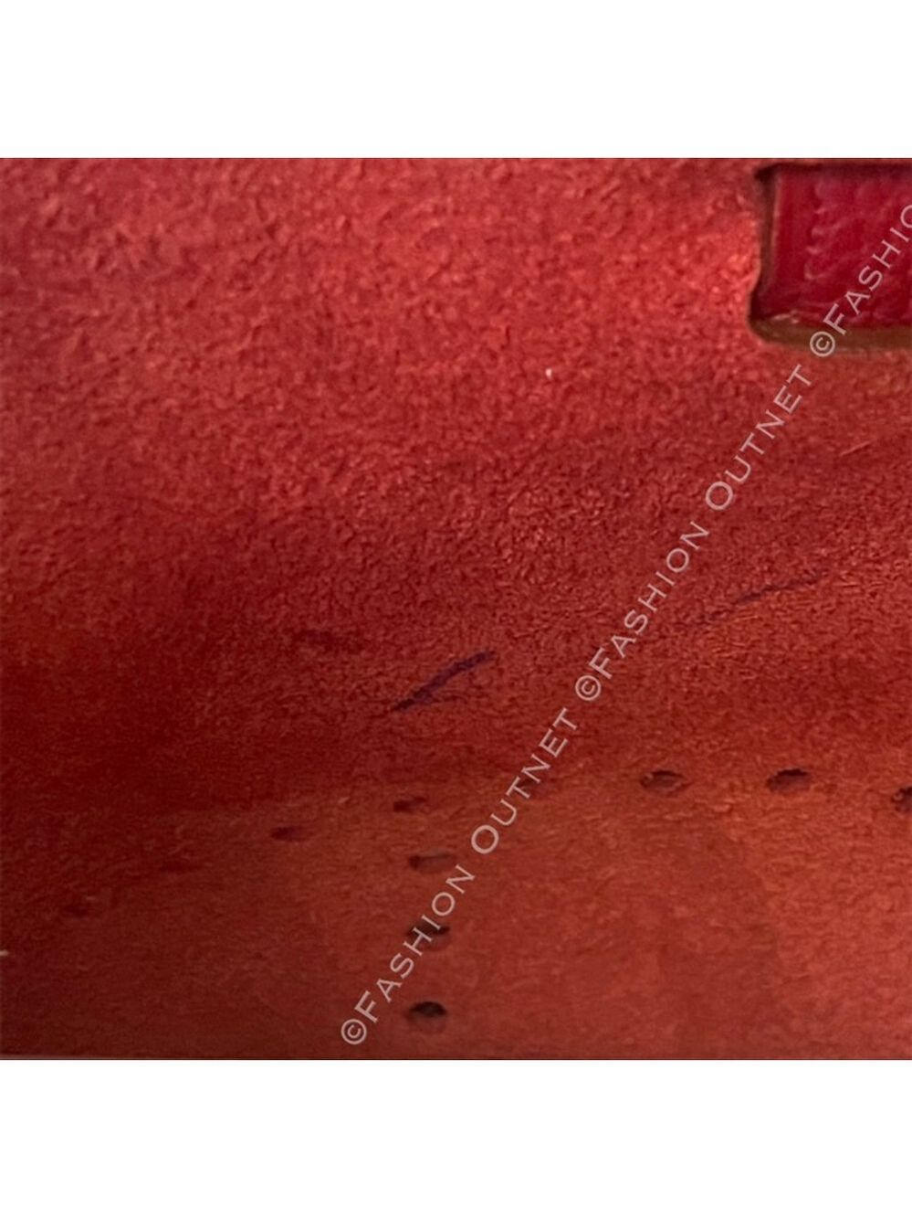 Hermés Evelyne III 29 PM in Rouge Garance Clemence Leather Red Crossbody Bag - Picture 8 of 16